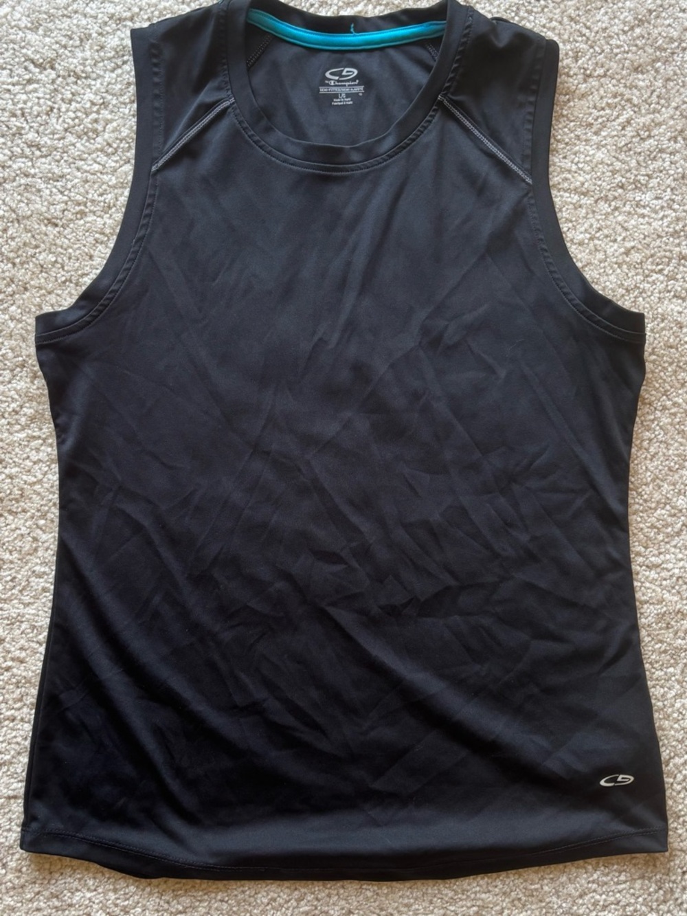 Champion Black Tank Top L